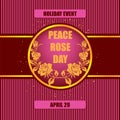 Peace Rose Day Royalty Free Stock Photo