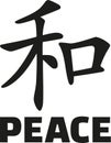 Peace sign chinese