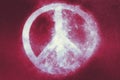 Peace sign, Peace Symbol. Abstract background Royalty Free Stock Photo