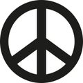 Peace sign vector Royalty Free Stock Photo