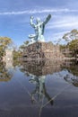 The Peace Statue in Nagasaki Peace Park, Japan