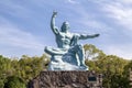 The Peace Statue in Nagasaki Peace Park, Japan