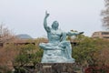 Peace statue in peace park, Nagasaki