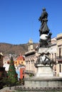 Peace statue in Plaza de la Paz at Guanajuato