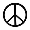 Peace symbol Royalty Free Stock Photo