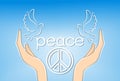 symbol peace dove Royalty Free Stock Photo