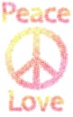 Peace symbol with