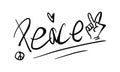 Peace text hand lettering calligraphy. hand drawn style use for Greeting Card