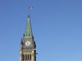 Peace Tower and Blue Sky