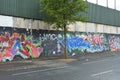 Peace Wall, that separate catholics and protestants