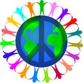 Peace in a World of Diversity Royalty Free Stock Photo