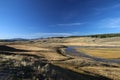 Peaceful abundant Hayden Valley in the fall, a beautiful meadow, Yellowstone Park