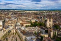 Peaceful aerial townscape view of Dijon city of France Royalty Free Stock Photo