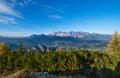 Peaceful autumn Alps mountain view. Reiteralm, Steiermark, Austria Royalty Free Stock Photo