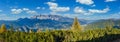 Peaceful autumn Alps mountain view. Reiteralm, Steiermark, Austria Royalty Free Stock Photo