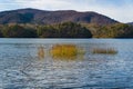 A Peaceful Autumn View of Carvins Cove Reservoir, Roanoke, Virginia, USA Royalty Free Stock Photo