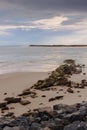 Peaceful Beach In Caloundra Royalty Free Stock Photo