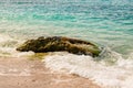 Peaceful beach in Saint BarthÃÂ©lemy (St. Barts, St. Barth) Caribbean Royalty Free Stock Photo