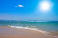 Peaceful beach scene Royalty Free Stock Photo