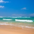 Peaceful beach scene Royalty Free Stock Photo