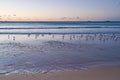 Peaceful beach sunrise