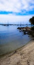 Sarasota beach park harbour Royalty Free Stock Photo