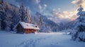 A Peaceful Cabin Retreat in a Breathtaking Wintery Wonderland