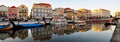 Peaceful canal, Aveiro, Portugal Royalty Free Stock Photo