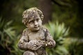 Peaceful Child Statue Royalty Free Stock Photo