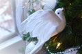 Peaceful Christmas Dove Royalty Free Stock Photo
