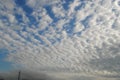 Peaceful clouds on a blue sky day Royalty Free Stock Photo