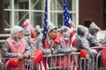 A peaceful demonstration of Chinese activists in Washington Royalty Free Stock Photo