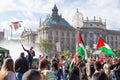 Peaceful demonstration for stopping Israel-Palestine conflict