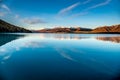 The peaceful deserted beautiful lake Takapo