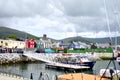 Peaceful Dingle harbour in Ireland in a sunny day. Royalty Free Stock Photo