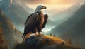 Peaceful Eagle Illustration