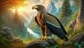 Peaceful Eagle Illustration