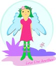 Peaceful Fairy says Love One Another