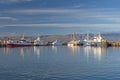 Peaceful Fishing Harbor in the Morning