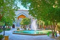 Peaceful garden in Shiraz, Iran