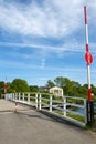 Peaceful Gloucester & Sharpness Canal at Splatt Bridge on a sunny spring afternoon