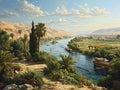 Serene Landscape of Tigris and Euphrates Rivers