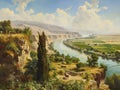 Serene Landscape of Tigris and Euphrates Rivers