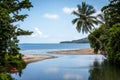 A peaceful lagoon in Papua New Guinea