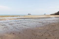 Peaceful low tide beach in the evening at Ko Yao Noi, Phang Nga, Thailand Royalty Free Stock Photo