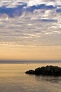 Peaceful marine scenery Royalty Free Stock Photo