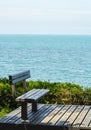 Peaceful Moments by the Sea Royalty Free Stock Photo