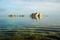 Peaceful morning at belitung indonesia Royalty Free Stock Photo