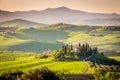 Peaceful morning in Tuscany Royalty Free Stock Photo