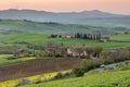 Peaceful morning in Tuscany Royalty Free Stock Photo